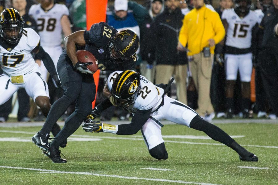 Commodores playing Missouri on Saturday, November 18, 2017. (Photo by Claire Barnett)