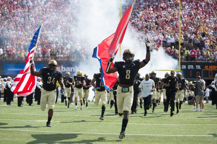 The Commodores play Alabama on Saturday, September 23, 2017.  Vanderbilt lost 59-0.