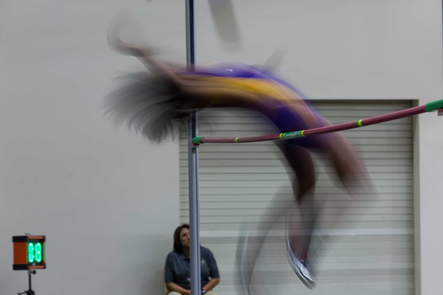 Vanderbilt hosts a Track &amp; Field meet at the Rec Center on Friday, January 18, 2019. (Photo by Claire Barnett)