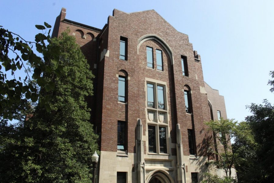 Calhoun Hall, named after William Henry Calhoun, a Nashville silversmith and slave owner. Picture taken on Oct. 29, 2020. (Hustler Multimedia/Geena Han)