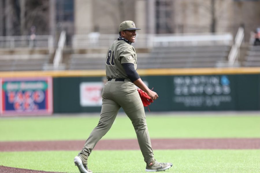 Kumar Rocker went five strong innings this weekend against Georgia State, allowing no runs and just three hits. (Hustler Multimedia/Hunter Long).