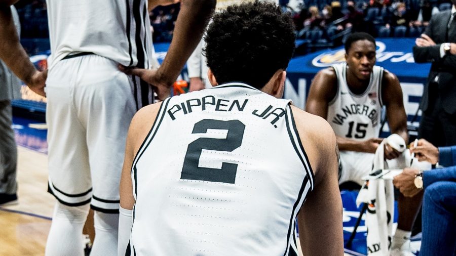 Scotty Pippen Jr. elected to return to Vanderbilt for his junior year after testing the NBA Draft waters. (Vanderbilt Athletics).