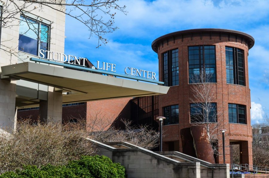 Picture of student life center where the GEO is housed.
