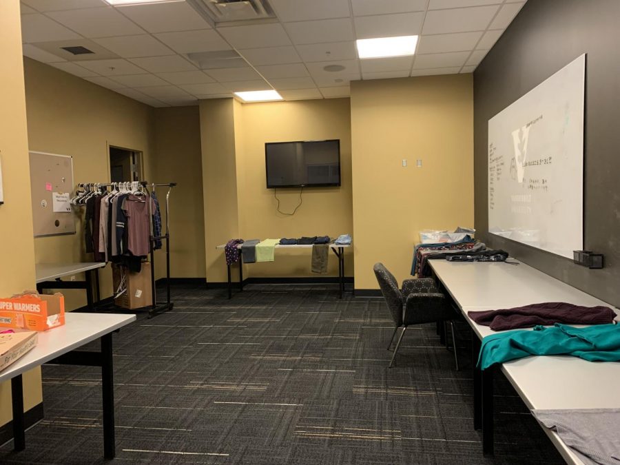 the thrift store in Room 307c in Sarratt Student Center
