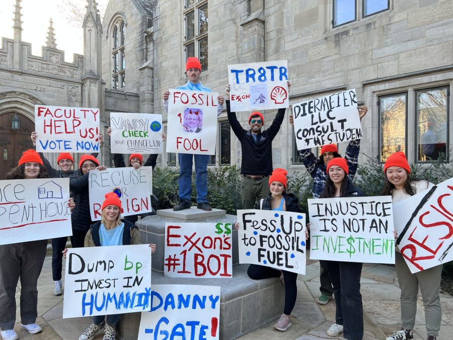 Dores Divest protest
