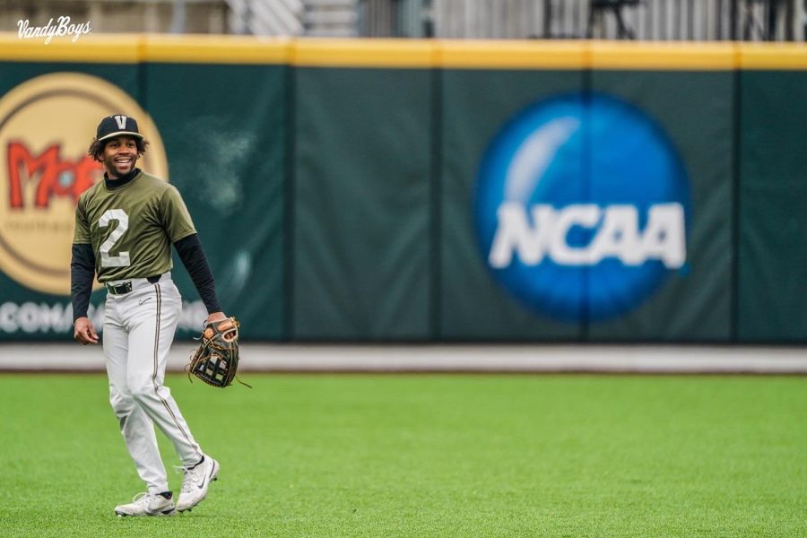 Vanderbilt utility man Javi Vaz photographed during Feb. 2022.