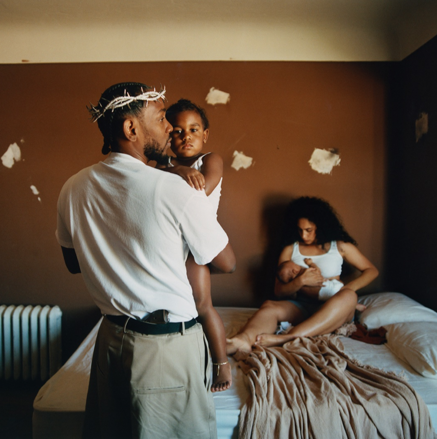 The album cover for “Mr. Morale & The Big Steppers,” photographed by Renell Medrano