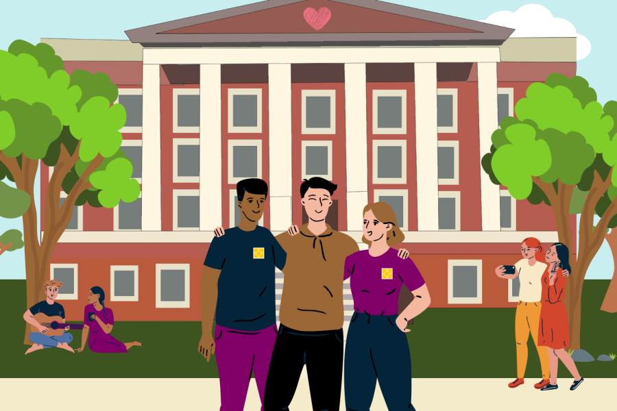 Graphic depicting Gillette House, one of the ten houses on the Ingram Commons (Hustler Multimedia/Vanessa Schor)