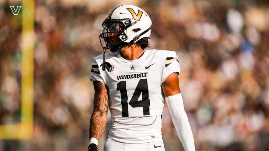 Will Sheppard pregame ahead of Vanderbilt's contest vs. Hawaii on Aug. 27, 2022 (Vanderbilt Athletics).