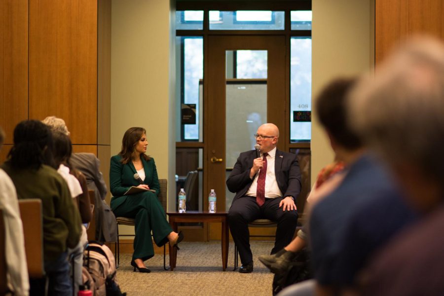 Fireside Chat with Finland’s Ambassador Hautala, as photographed on Nov. 9, 2022. (Hustler Multimedia/Connie Chen)