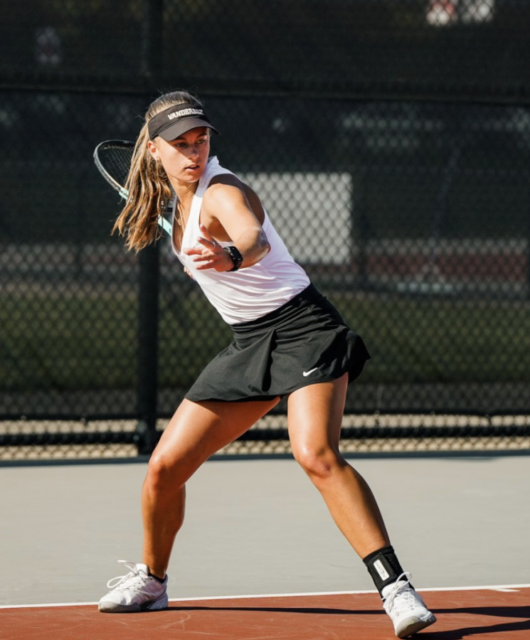 Vanderbilt Women's Tennis defeats ETSU to advance to second round of NCAA Regionals before falling to Ohio State on May 6, 2023 (Vanderbilt Athletics).