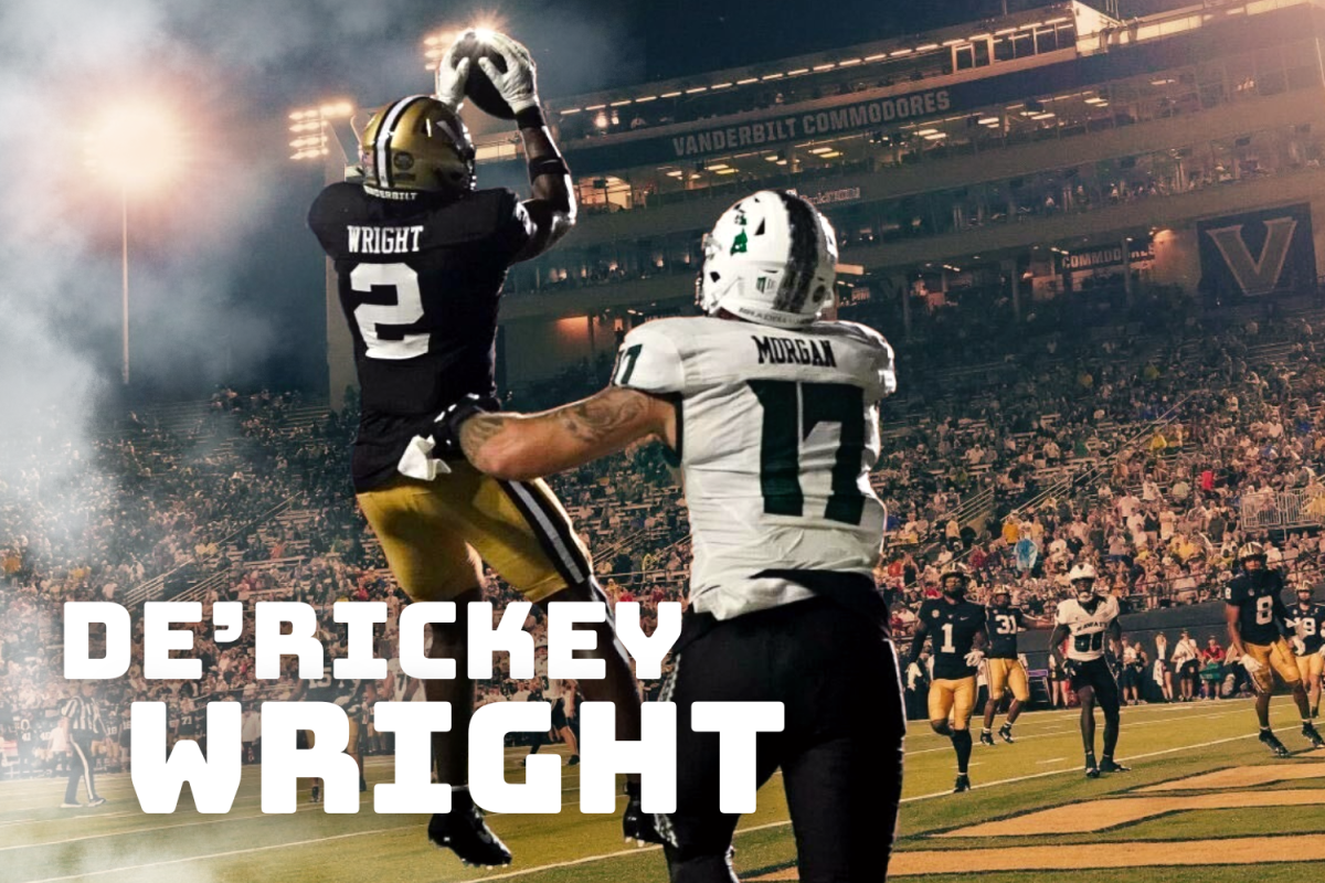 De'Rickey Wright provides stability and leadership to a young Vanderbilt team looking to improve on a slow start to the season. (Hustler Multimedia/Lexie Perez)