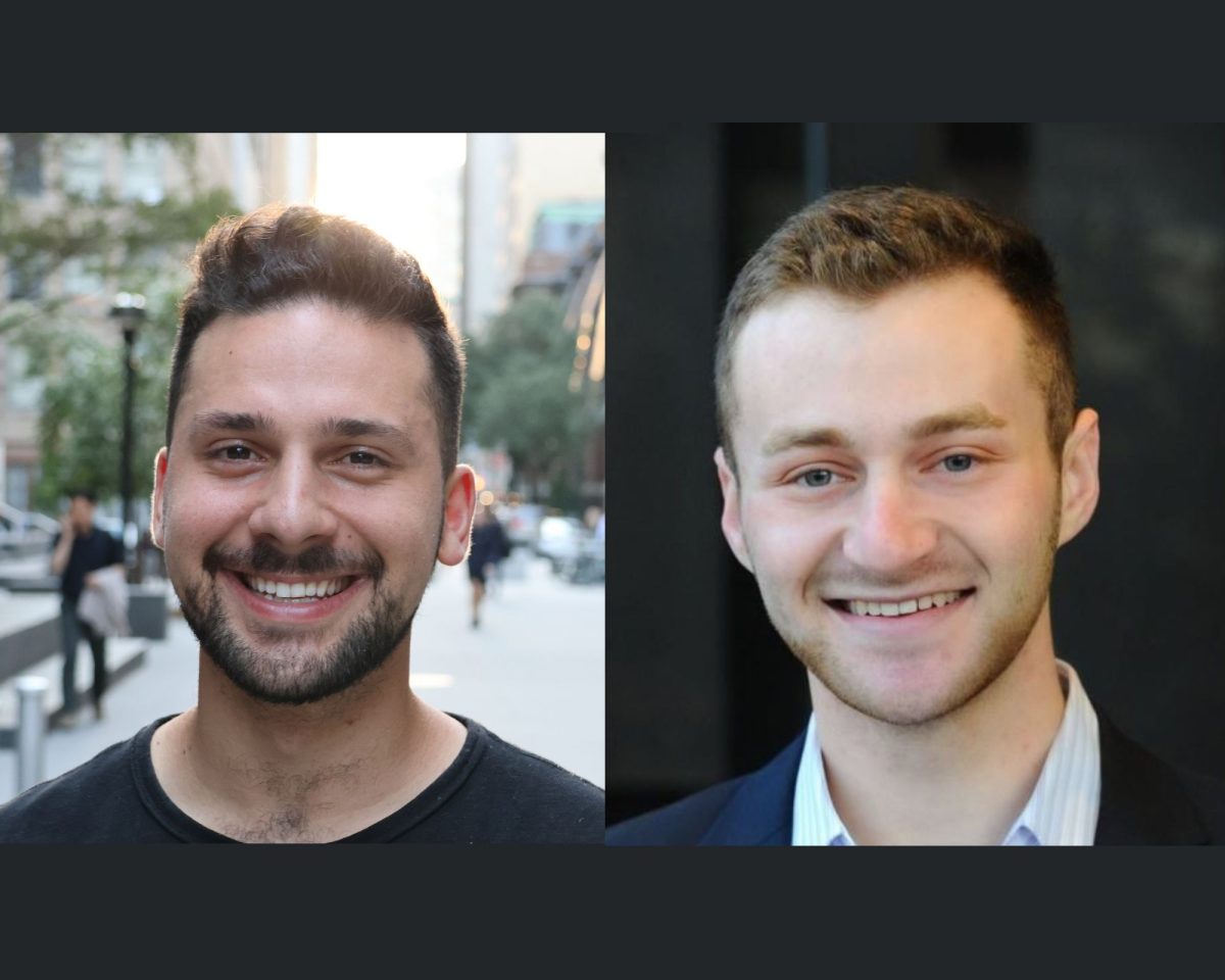 Jake Aronskind (B.A. ‘19), CEO and cofounder of Pepper, and Andrew Roth (B.S. ‘21), CEO and founder of dcdx. (Photos courtesy of Jake Aronskind and Andrew Roth)