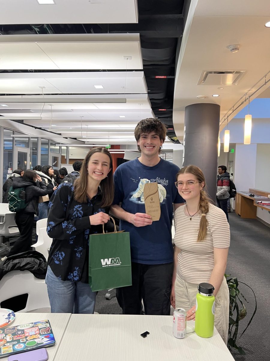 First-place winners of the Green-a-thon, as photographed on Feb. 21, 2025. (Hustler Multimedia/Jenny Yang)