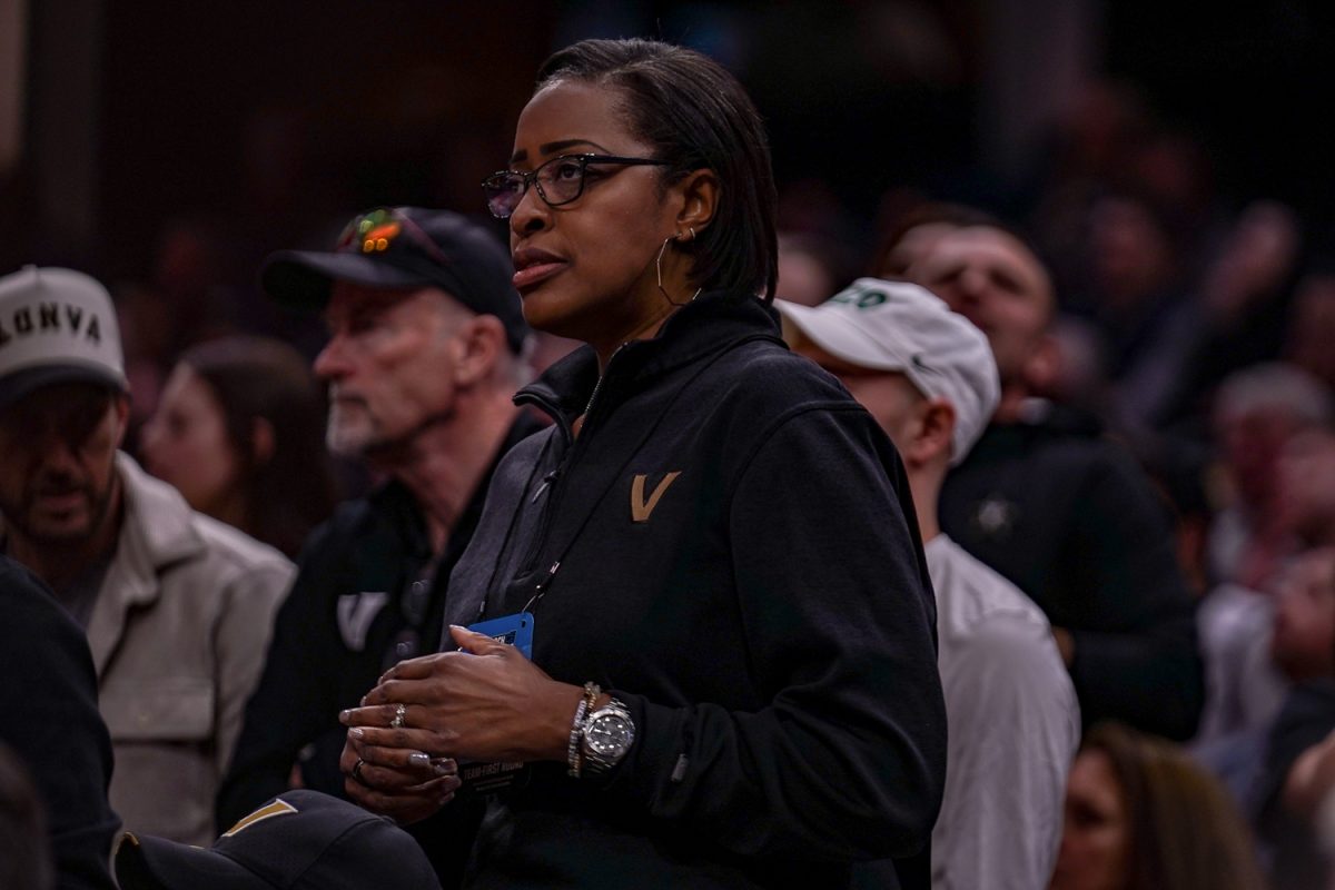 Candice Storey Lee cheers on at the NCAA Tournament, as photographed on March 20, 2025. (Hustler Multimedia/Miguel Beristain) 